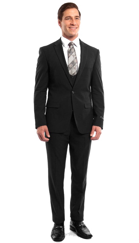 Tazzio Mens Suit M255US-01-BLK