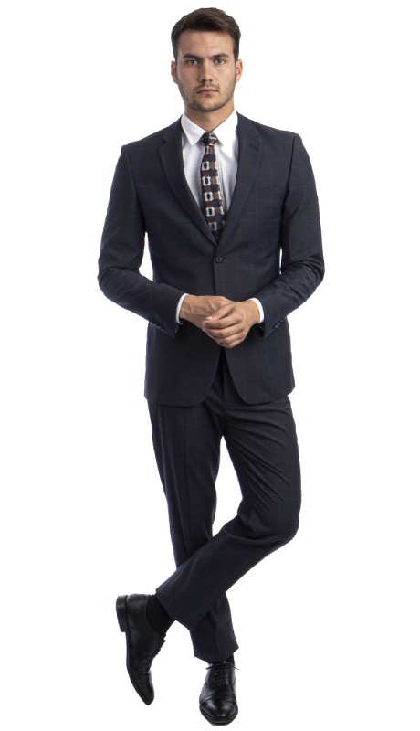 Tazzio Mens Suit M266US-02-DARK-GREY