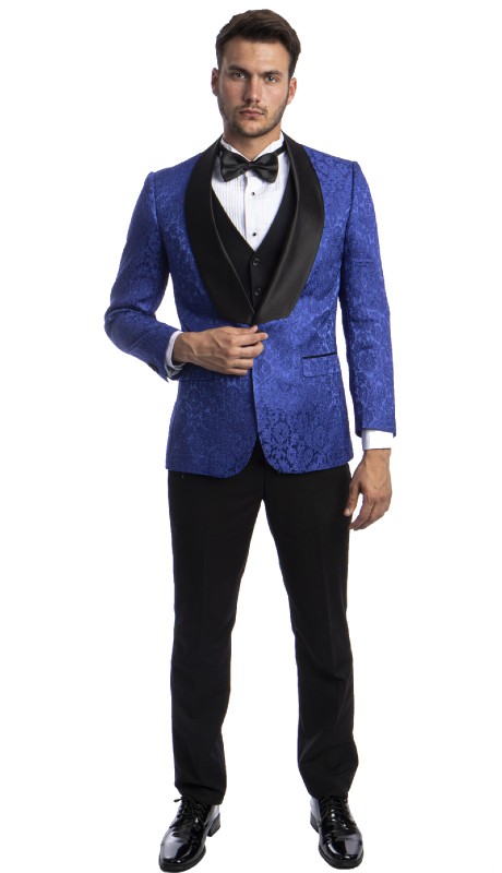 Tazzio Mens Suit M277H-05-ROYAL