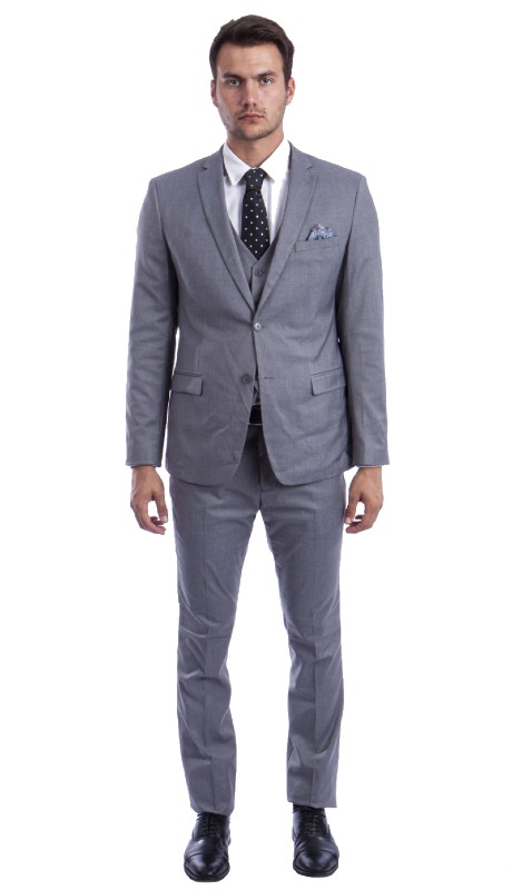 Sean Alexander Mens Suit M282SK-09-M.GREY