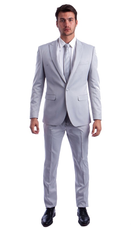 Tazzio Mens Suit M284SK-07-LIGHT-GREY