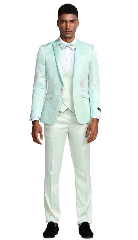 Tazzio Mens Suit M292SK-02-MINT