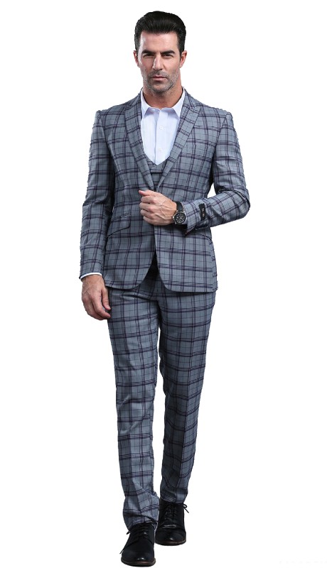 Tazzio Mens Suit M295SK-03-NAVY