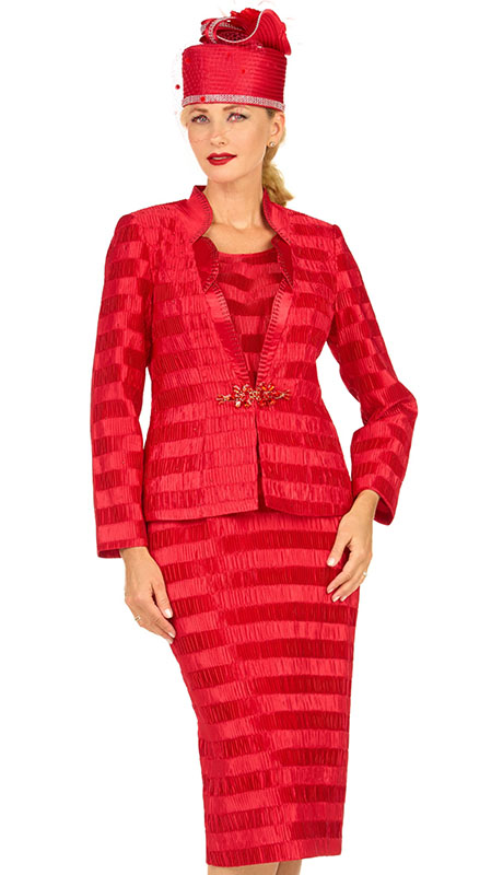 Giovanna G1318-RED Church Suit