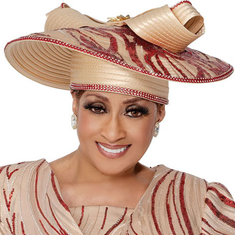 Dorinda Clark Cole 309872-MUL-H-IH Church Hat