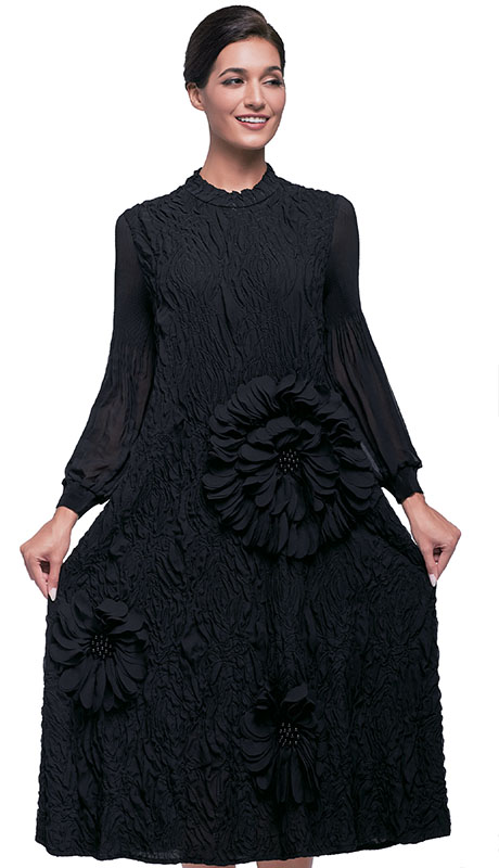 Serafina 6977-BLK Church Dress