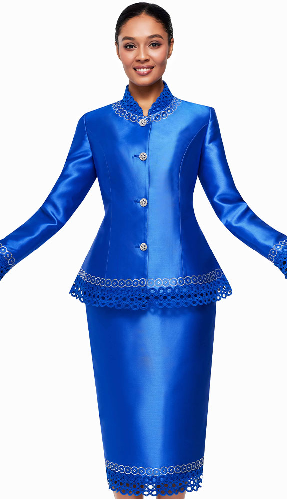 Serafina 3741-RYL Church Suit