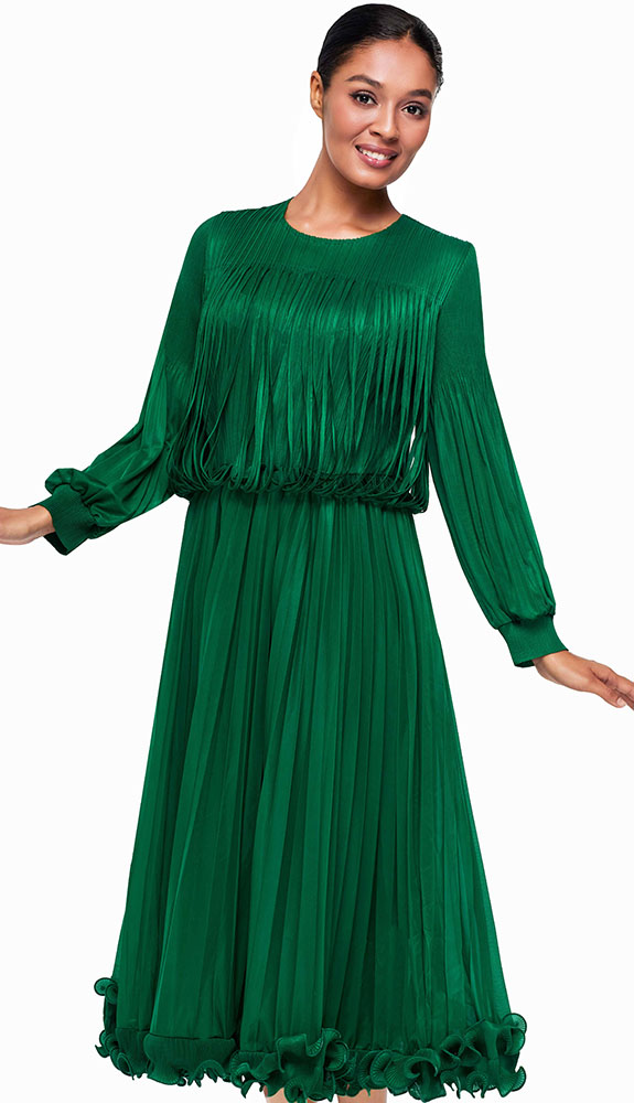 Serafina 7123-GRN Church Dress