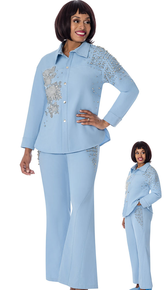 Sharz B London SBL8292 Church Pant Suit