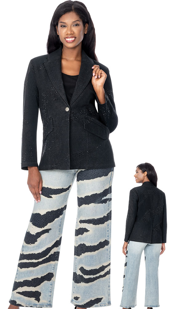 Sharz B London SBL8233 Church Pant Suit