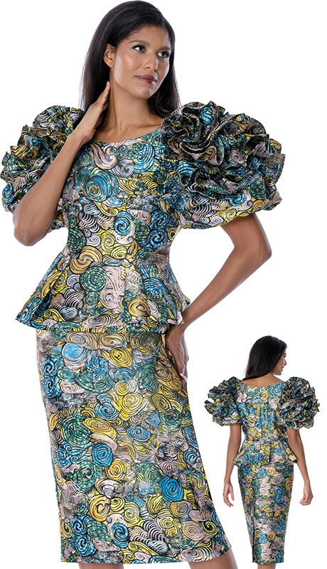 Stellar Looks SL601062 Womens Church Suit