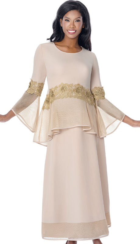 Stellar Looks SL601182-CWG Womens Church Dress