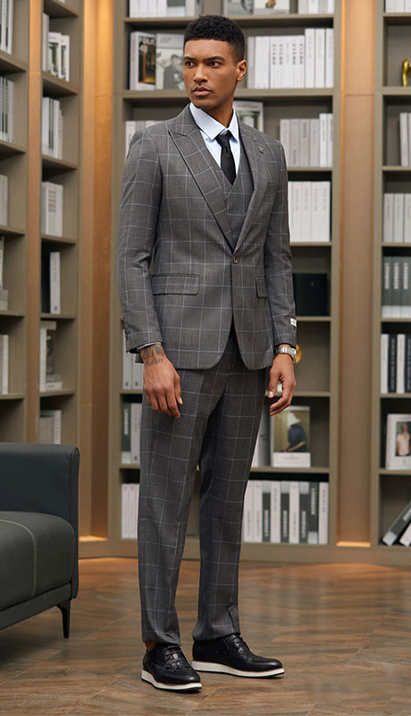 Stacy Adams SM146H1-TEAL Mens Suit