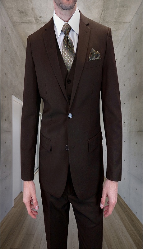 Mens Church Suit TS-2V-BR