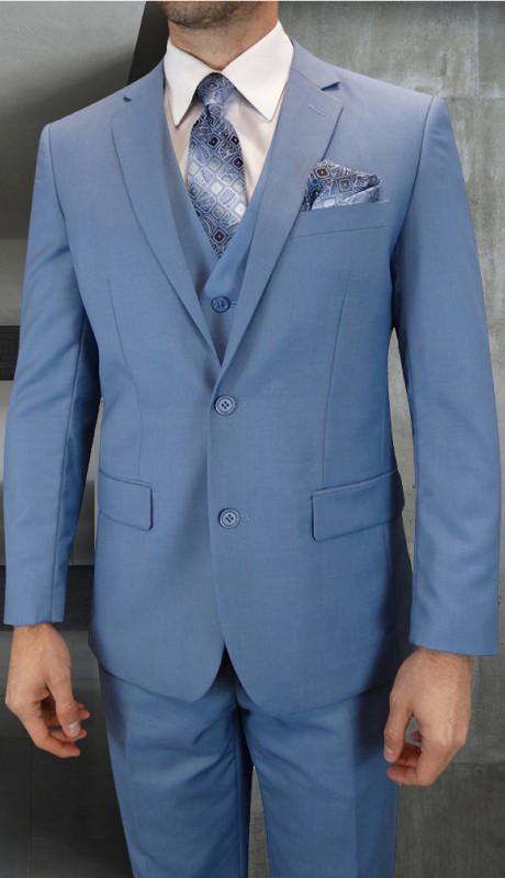 Mens Church Suit TS-2V-SB