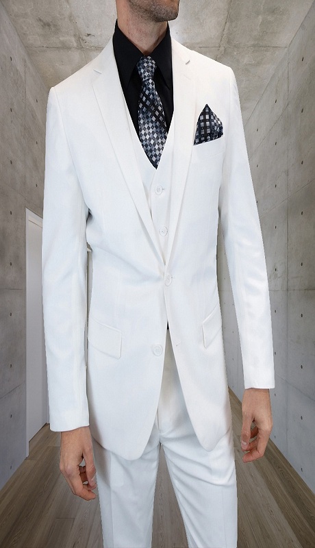 Mens Church Suit TS-2V-WH