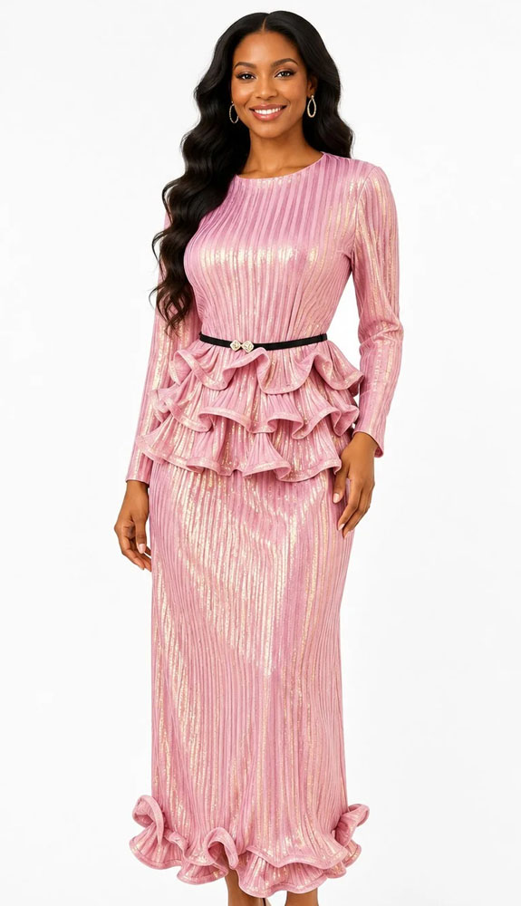 For Her 83456-PNK Ladies Church Suit