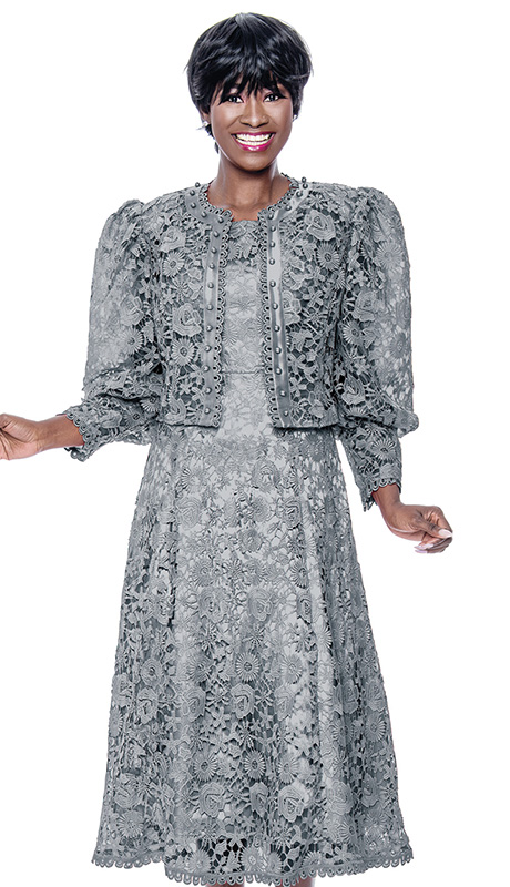 Terramina 7051-SLV Church Dress
