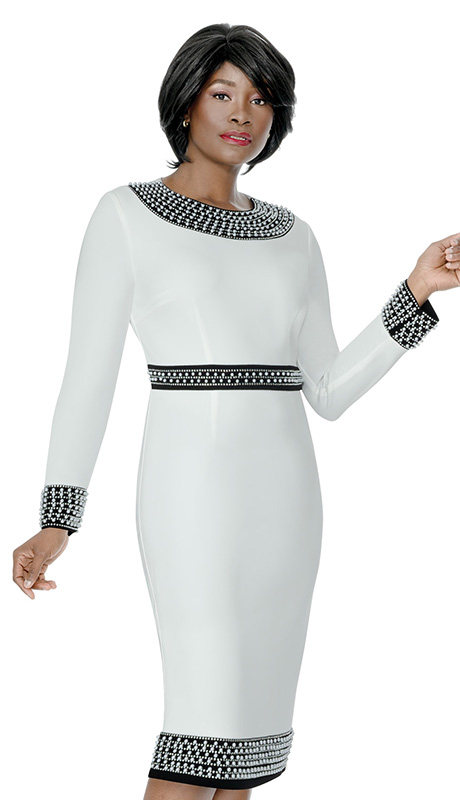 Terramina 7341-WHT Church Dress