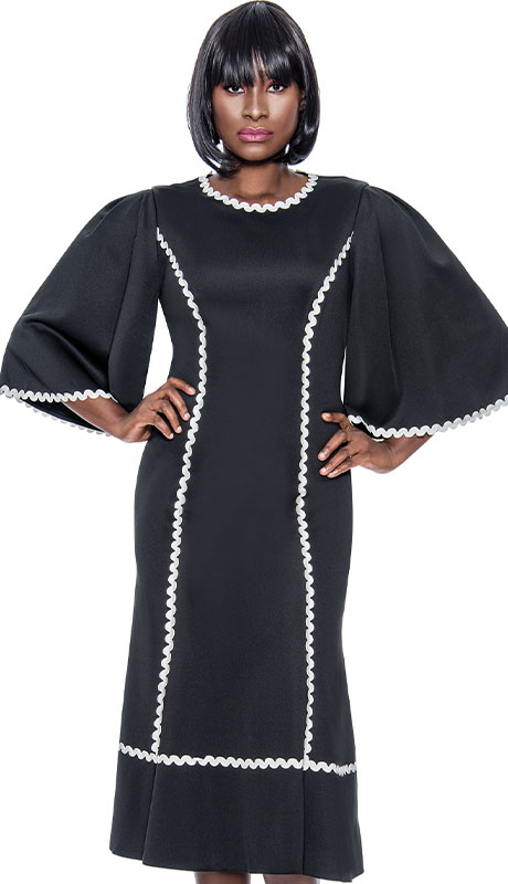 Terramina High Collar Zipper Dress
