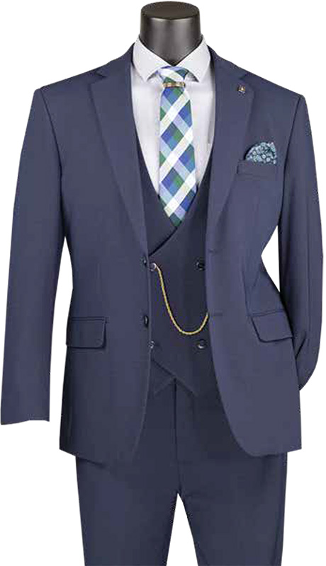 Vinci Mens Suit MV2K-3-NVY