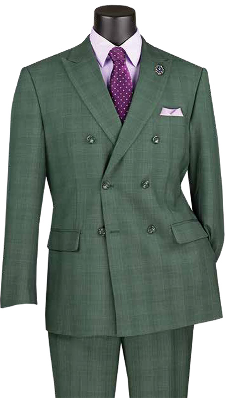 Vinci Mens Suit DRW-1-GRN
