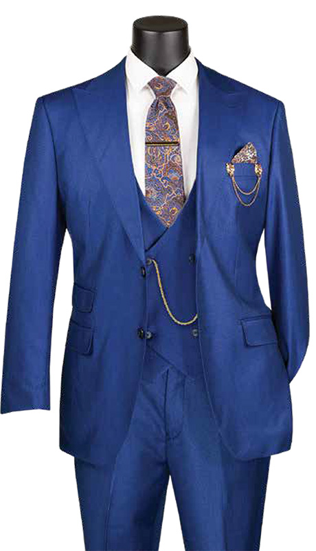 Vinci Mens Suit V2RK-5-BLU