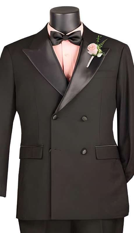 Vinci Mens Tuxedo TDB-900-BLK