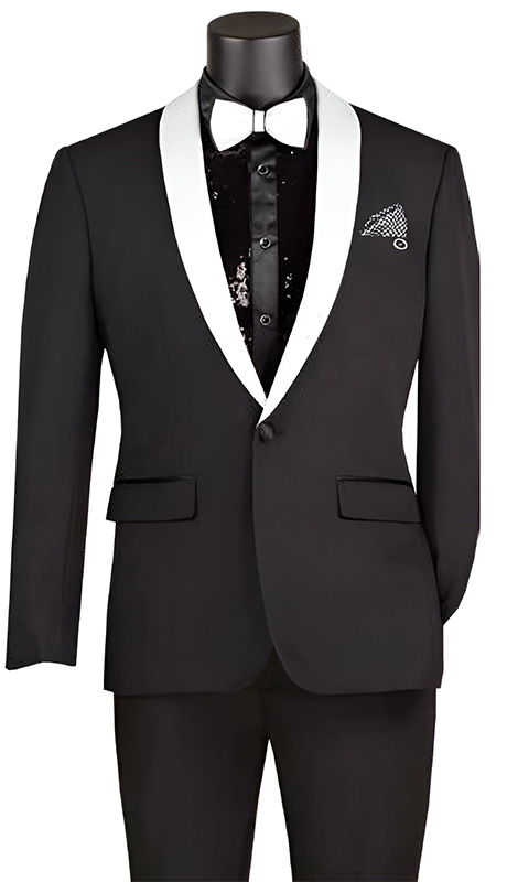 Vinci Mens Suit TSS-2-BWW
