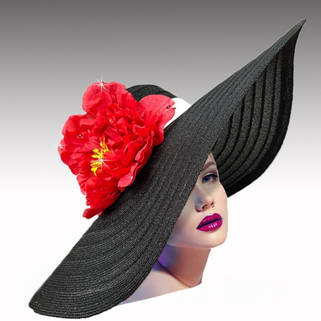 Church Hat 3379 BLK THE WAVE-Hat