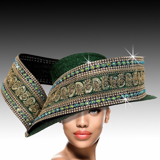 Church Hat 2820 LAYLA-EM ( Sculptural Large Brim )