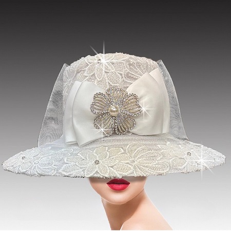 Church Hat 3237B MIKA-WH
