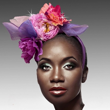 FOLKLORICO FA3352-VI Church Fascinator