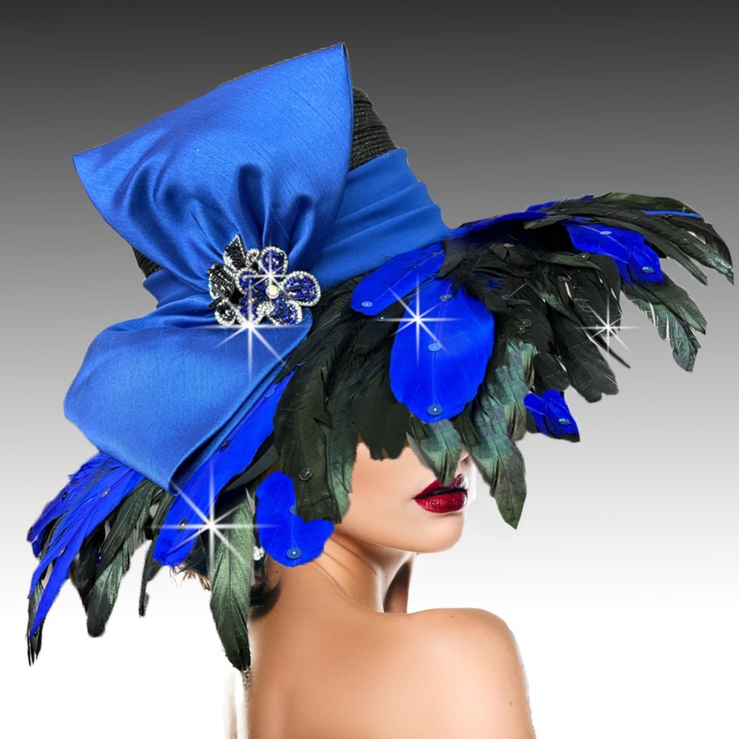 Church Hat 3390-BRY PLUMERIA