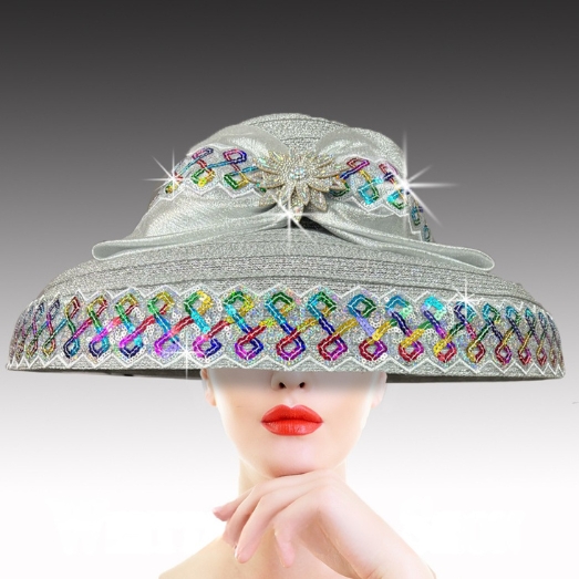 Church Hat 3405 AUDREY-Silver-Multi