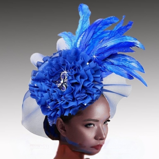 COSETTE FA3391-ROYAL Church Fascinator